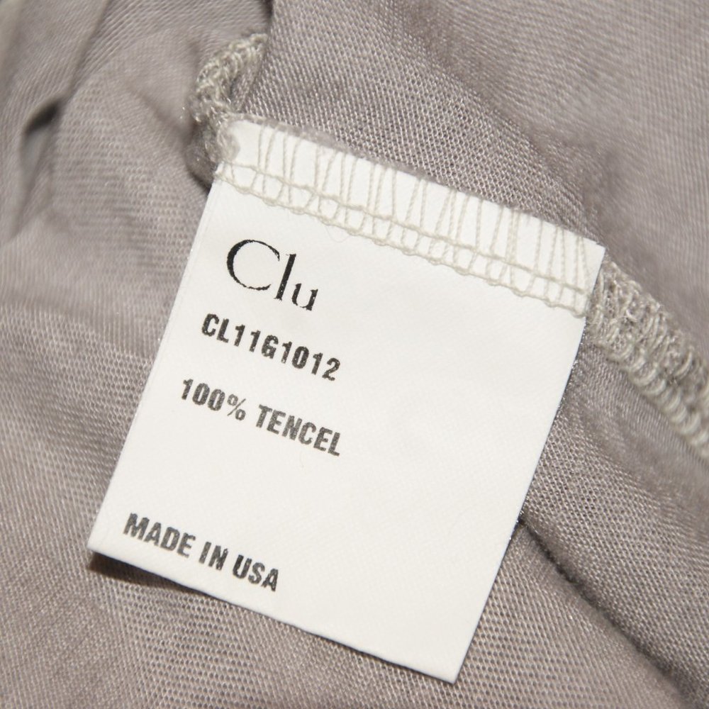 CLU Gray Jersey Knot Twist Front Tank Dress sz S - Picture 8 of 9